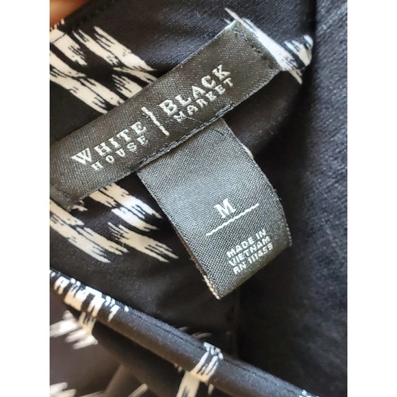 White House Black Market Women's Polyester Halter Neck Sleeveless Blouse Size M - Picture 7 of 10